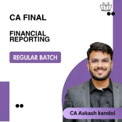 CA Final FR (Regular Batch) For May 26 Onwards